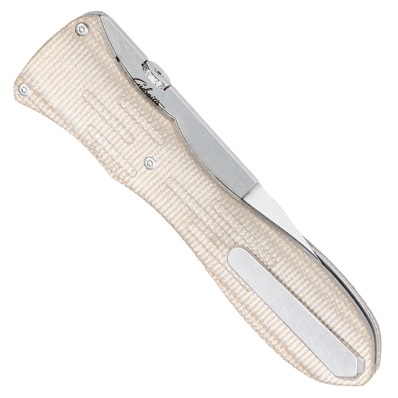 Bker Plus Einhandmesser Atropos hellbraun inkl. Grtelclip & Etui Bild 6