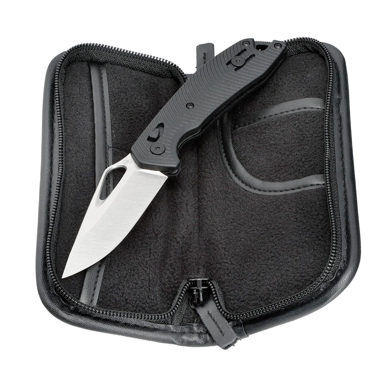 Bker Einhandmesser EDK schwarz inkl. Grtelclip & Etui Bild 4