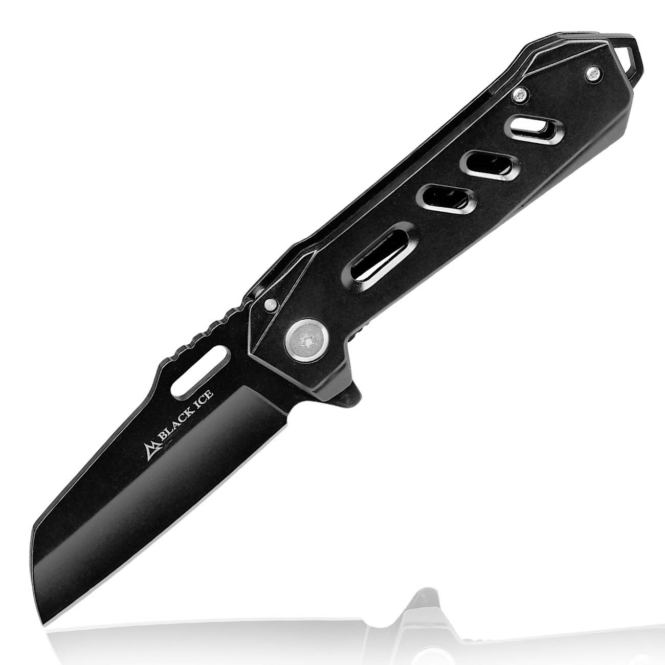 Black Ice Einhandmesser Star Sheep schwarz inkl. Grtelclip