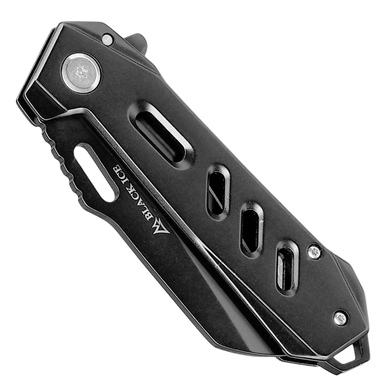 Black Ice Einhandmesser Star Sheep schwarz inkl. Grtelclip Bild 4