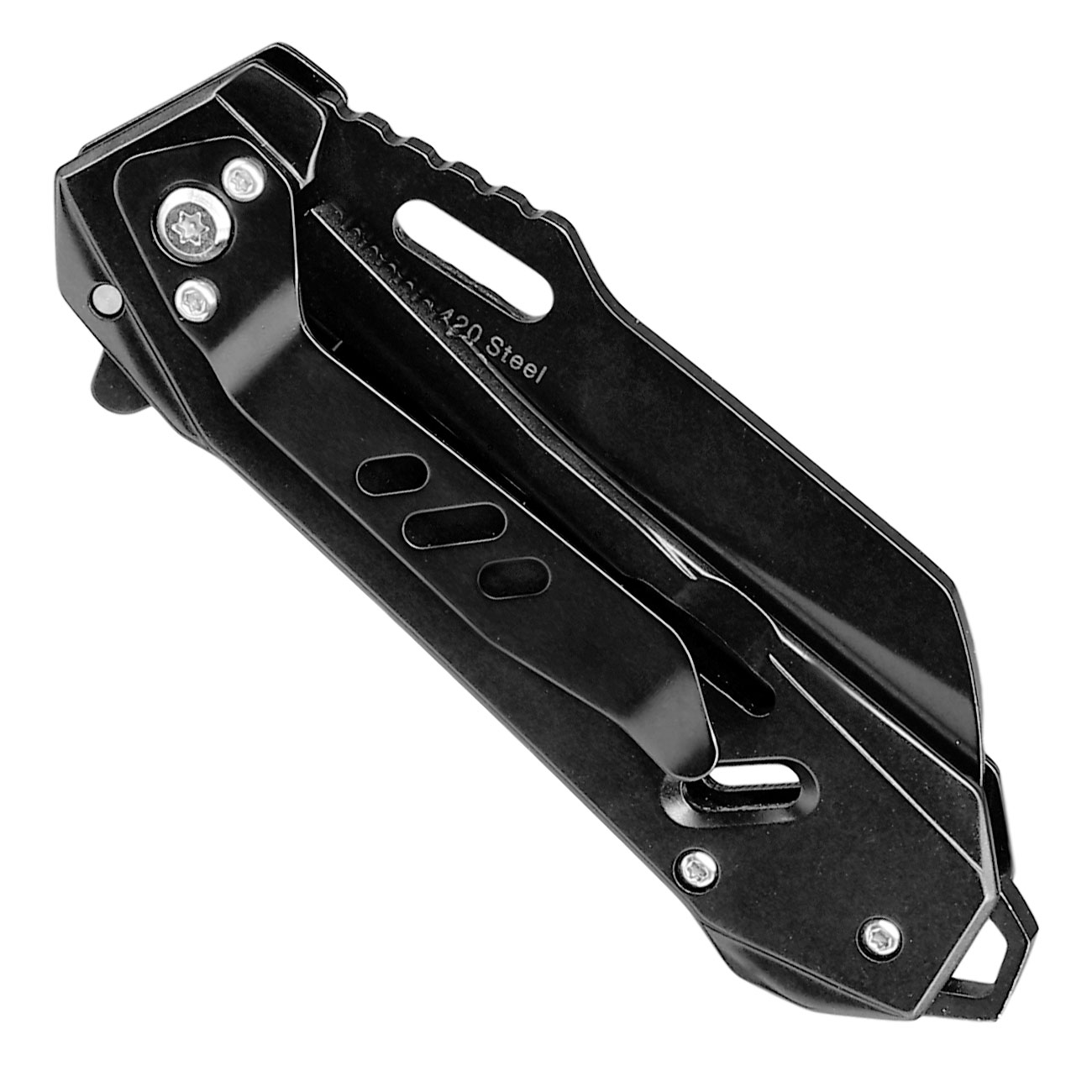 Black Ice Einhandmesser Star Sheep schwarz inkl. Grtelclip Bild 5