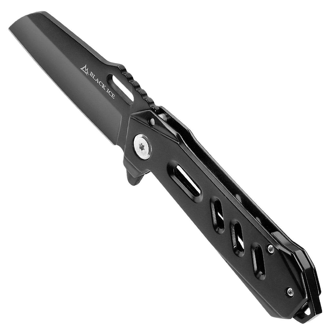 Black Ice Einhandmesser Star Sheep schwarz inkl. Grtelclip Bild 6