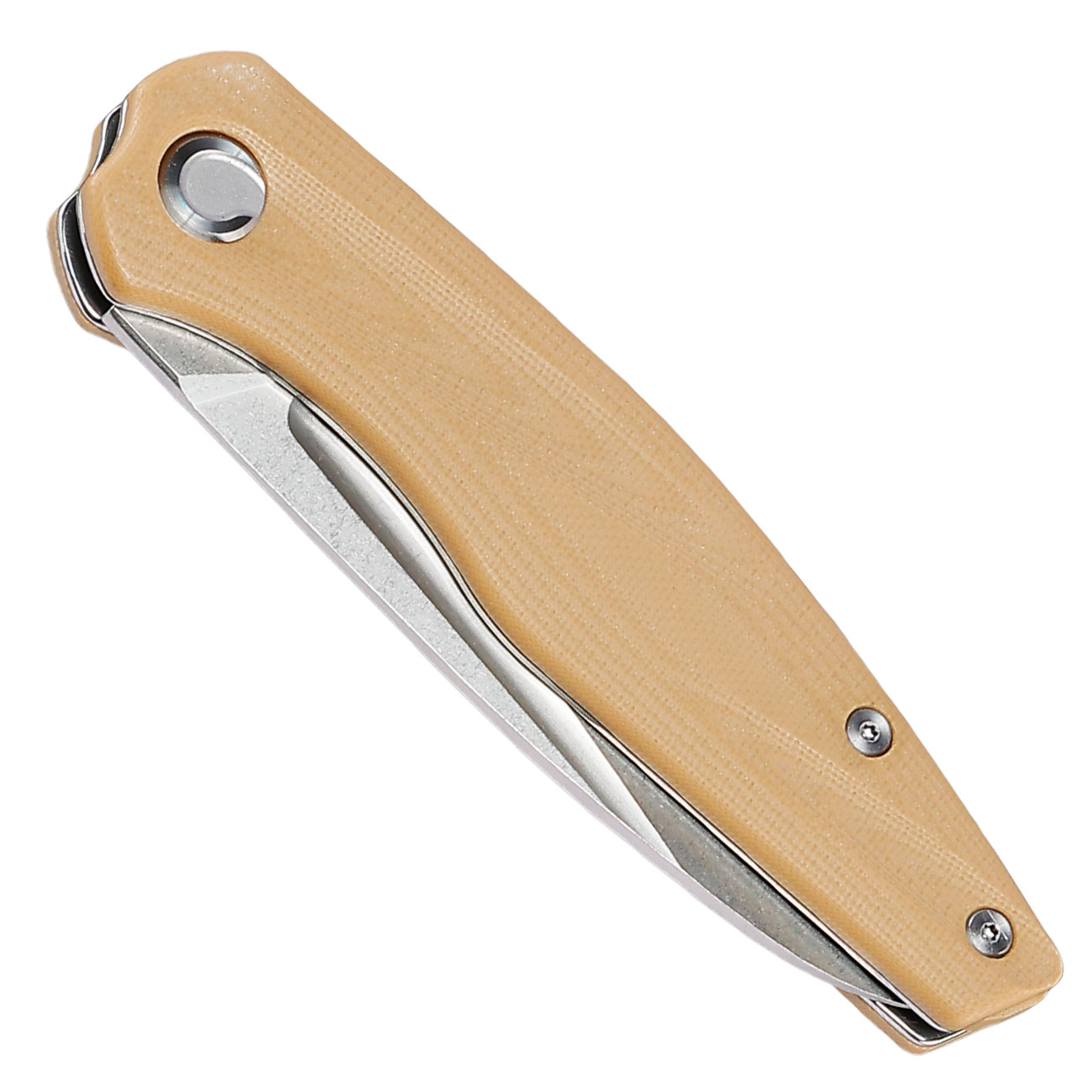 Enforcer Einhandmesser Wave silber/coyote inkl. Grtelclip Bild 4