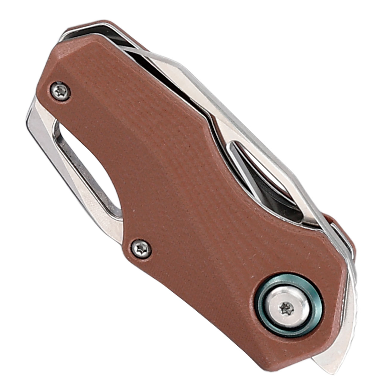 Enforcer Einhandmesser Chico silber/braun inkl. Grtelclip Bild 4