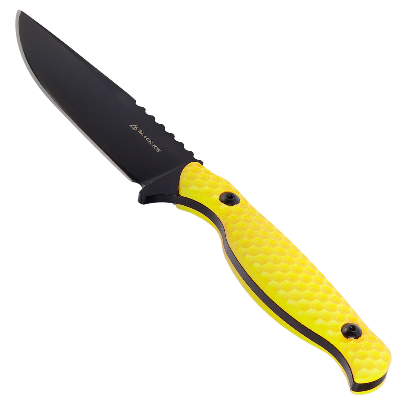 Black Ice Grtelmesser Hornet schwarz/gelb inkl. Kydexscheide Bild 2