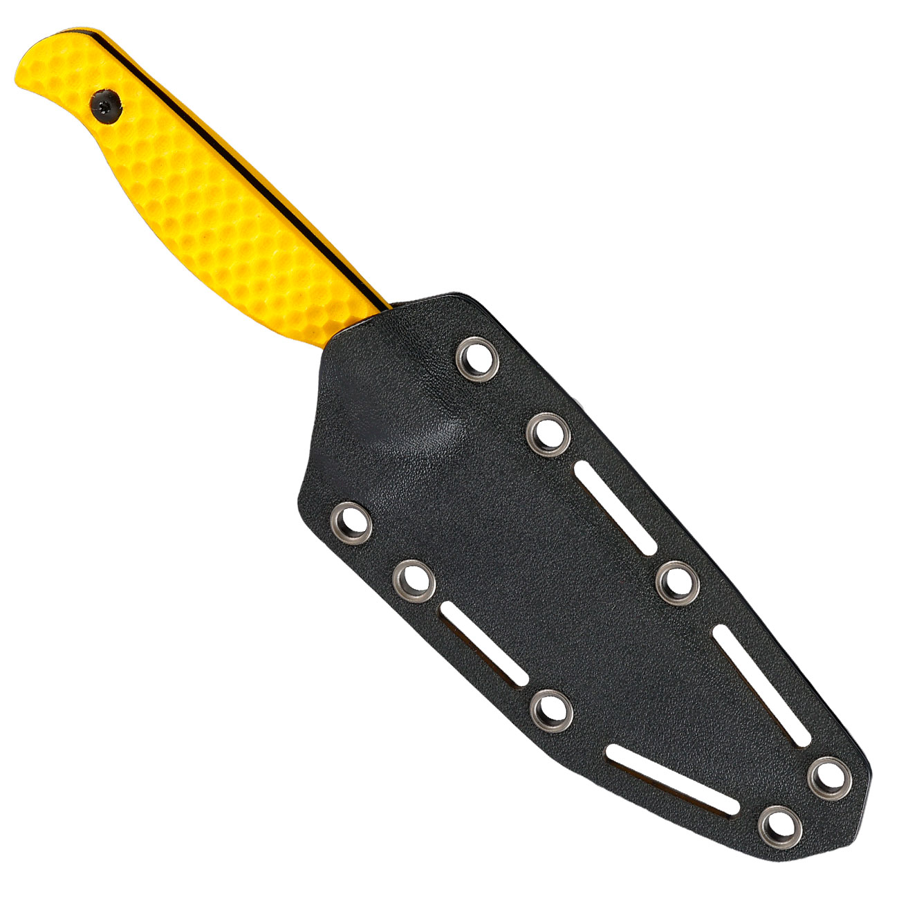 Black Ice Grtelmesser Hornet schwarz/gelb inkl. Kydexscheide Bild 4