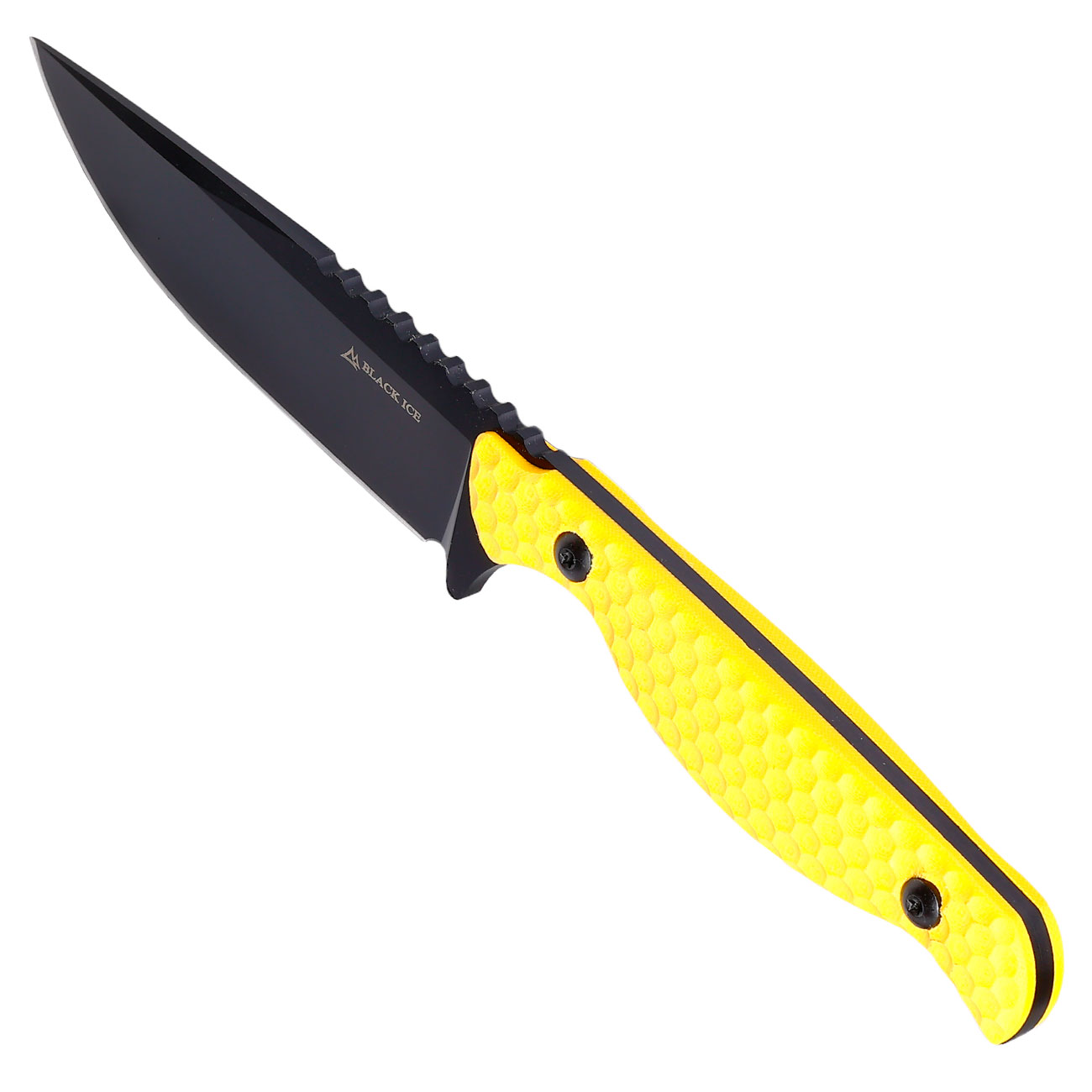 Black Ice Grtelmesser Hornet schwarz/gelb inkl. Kydexscheide Bild 6