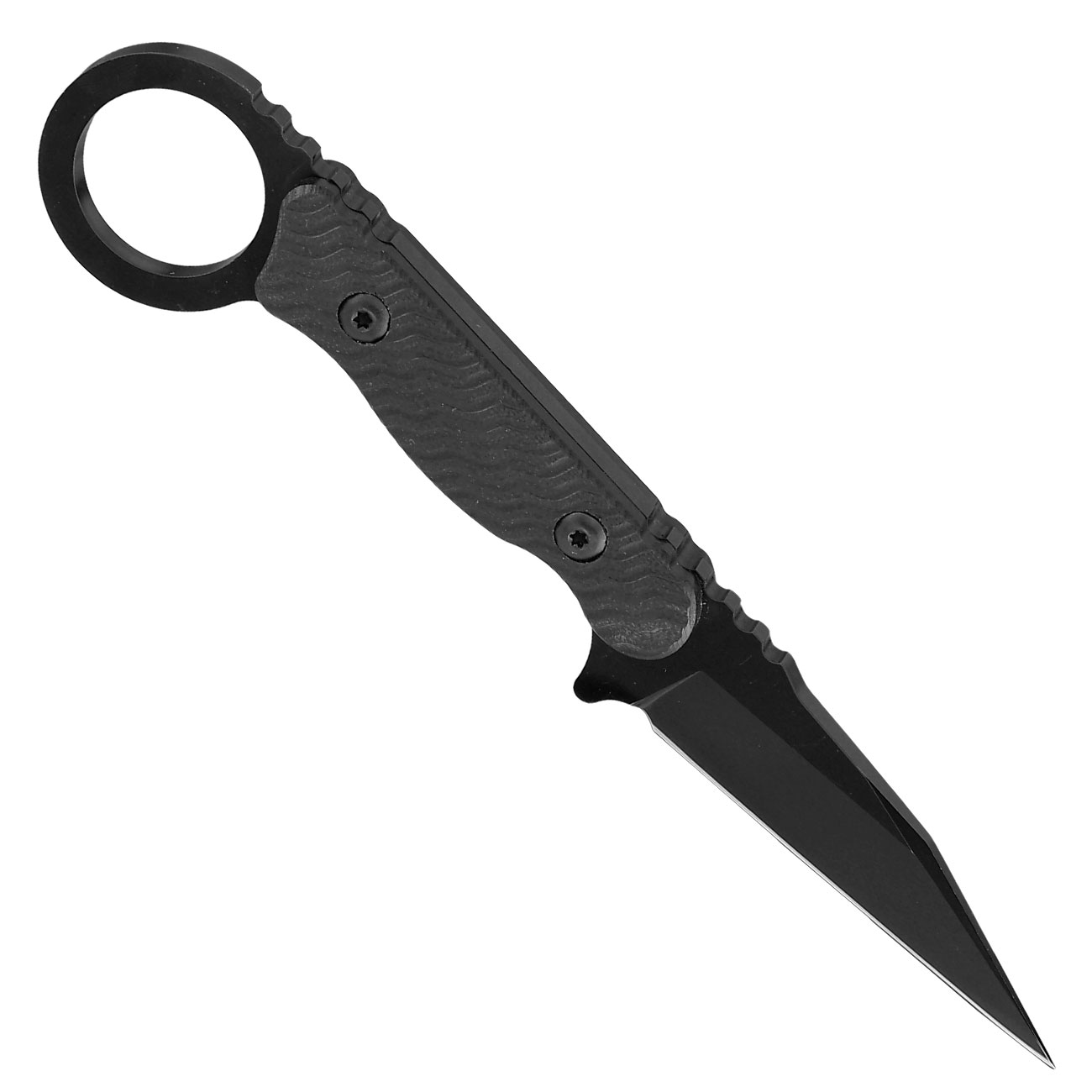 Black Ice Grtelmesser Spin schwarz inkl. Kydexscheide Bild 1
