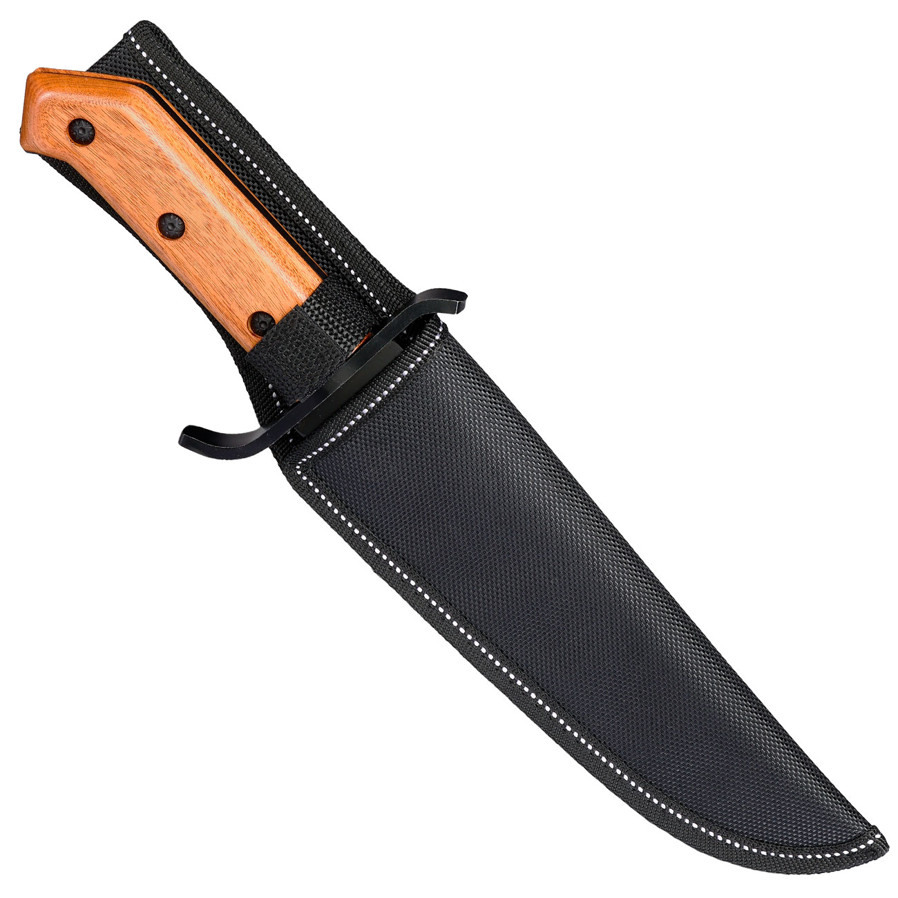 MP9 Bowiemesser Ranger schwarz/braun inkl. Nylonscheide Bild 4