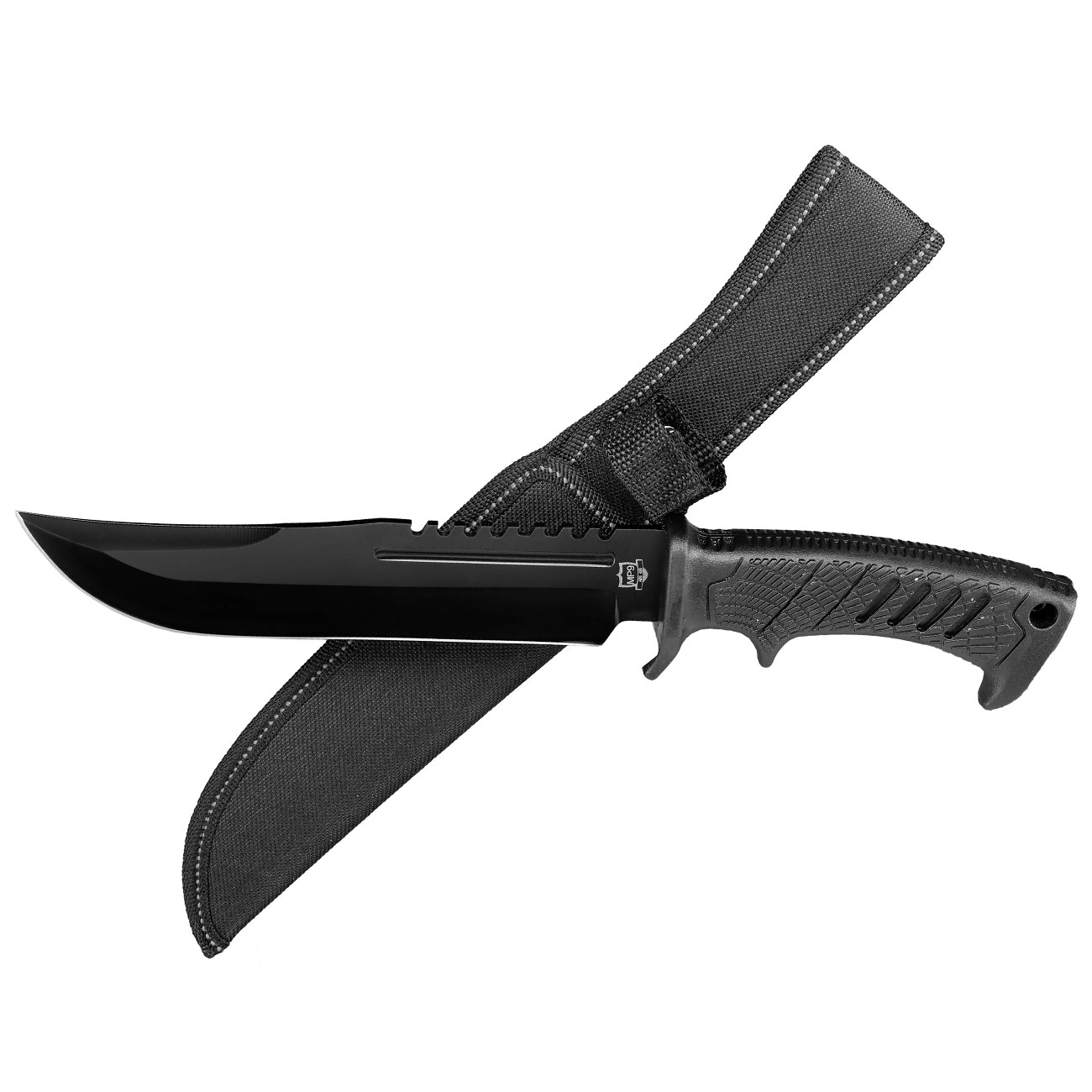 MP9 Outdoormesser schwarz inkl. Nylonscheide Bild 3