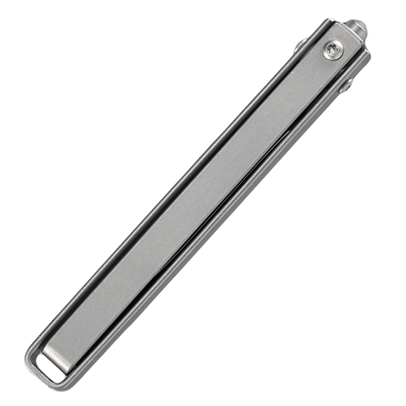 Folding Knife 360 mit Glasbrecher silber inkl. Lederholster Bild 4