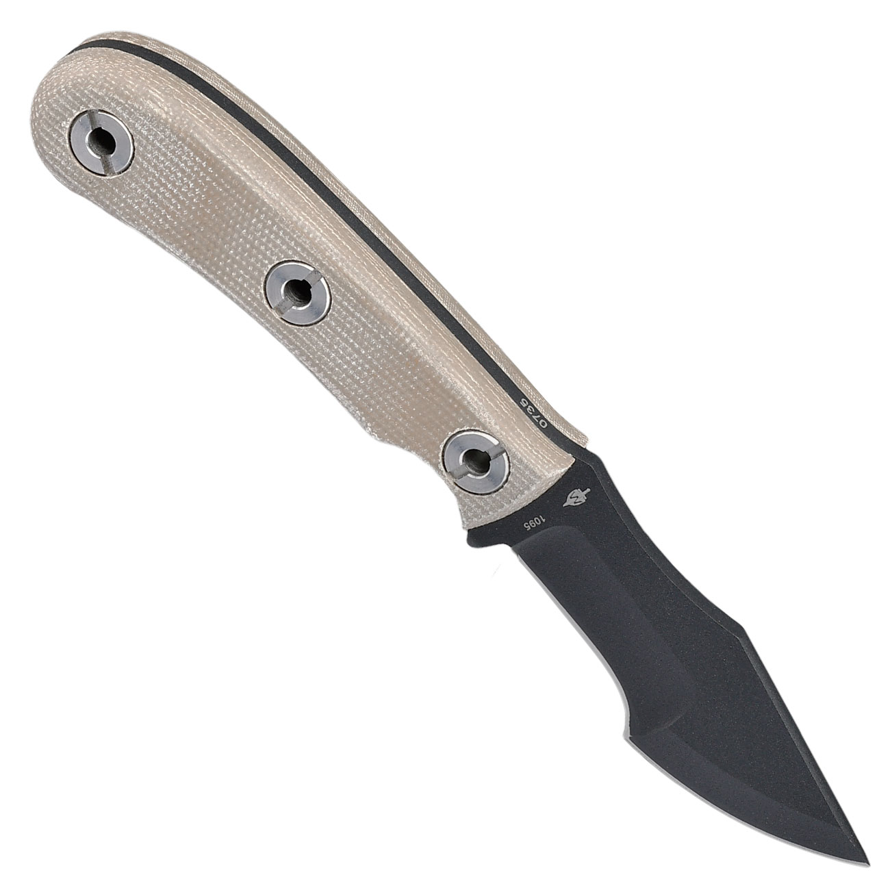 Bker Plus Outdoormesser Micro Tracker 2.0 schwarz/braun inkl. Kydexscheide Bild 1
