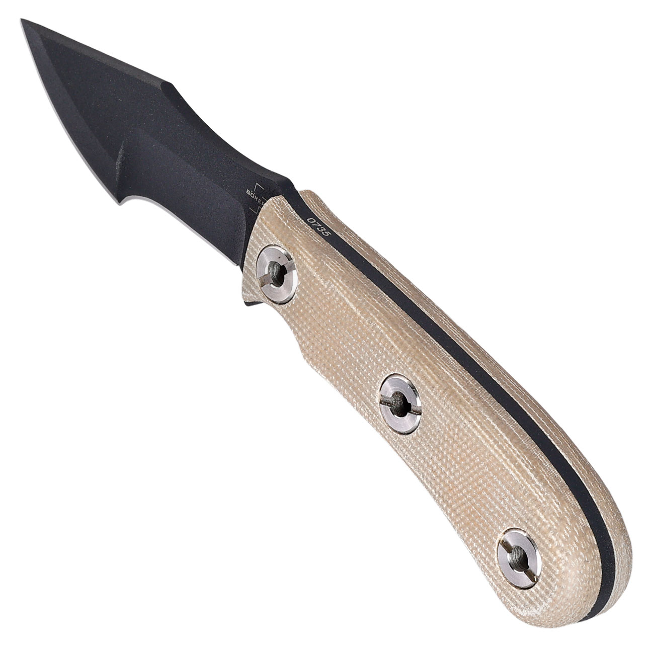 Bker Plus Outdoormesser Micro Tracker 2.0 schwarz/braun inkl. Kydexscheide Bild 6