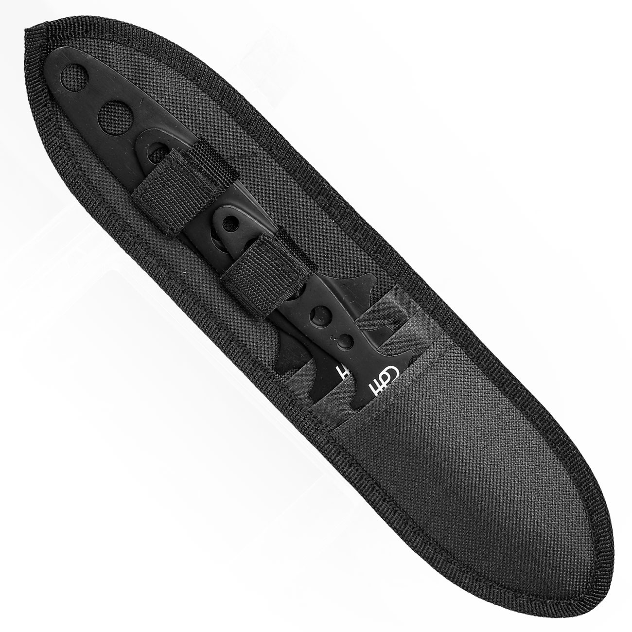 Wurfmesserset 3-teilig schwarz inkl. Nylonscheide Bild 4