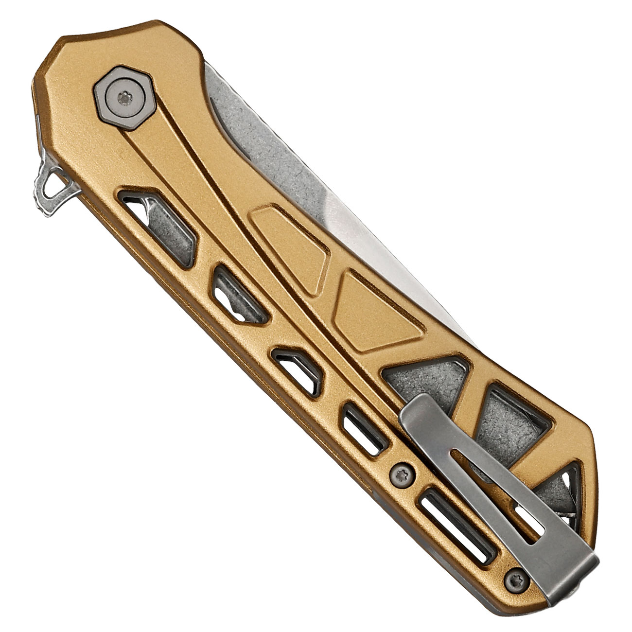 Buck Einhandmesser 812 Trace OPS silber/bronze inkl. Grtelclip Bild 5