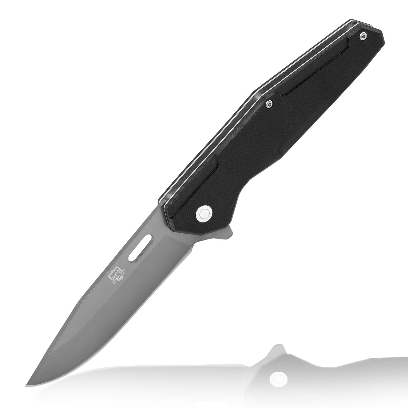 MP9 Einhandmesser G10 grau/schwarz inkl. Grtelclip