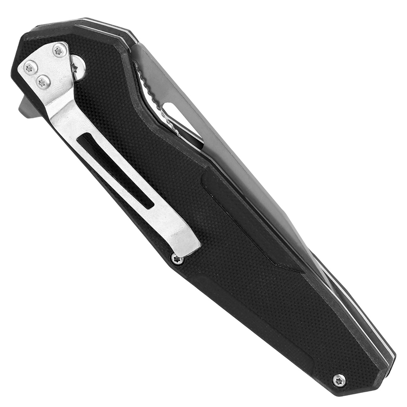 MP9 Einhandmesser G10 grau/schwarz inkl. Grtelclip Bild 5