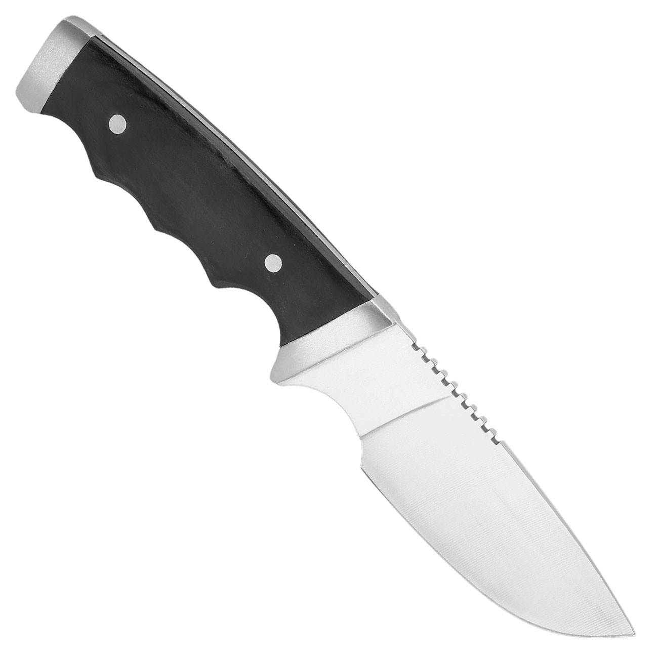 MP9 Outdoormesser silber/schwarz inkl. Nylonscheide Bild 1