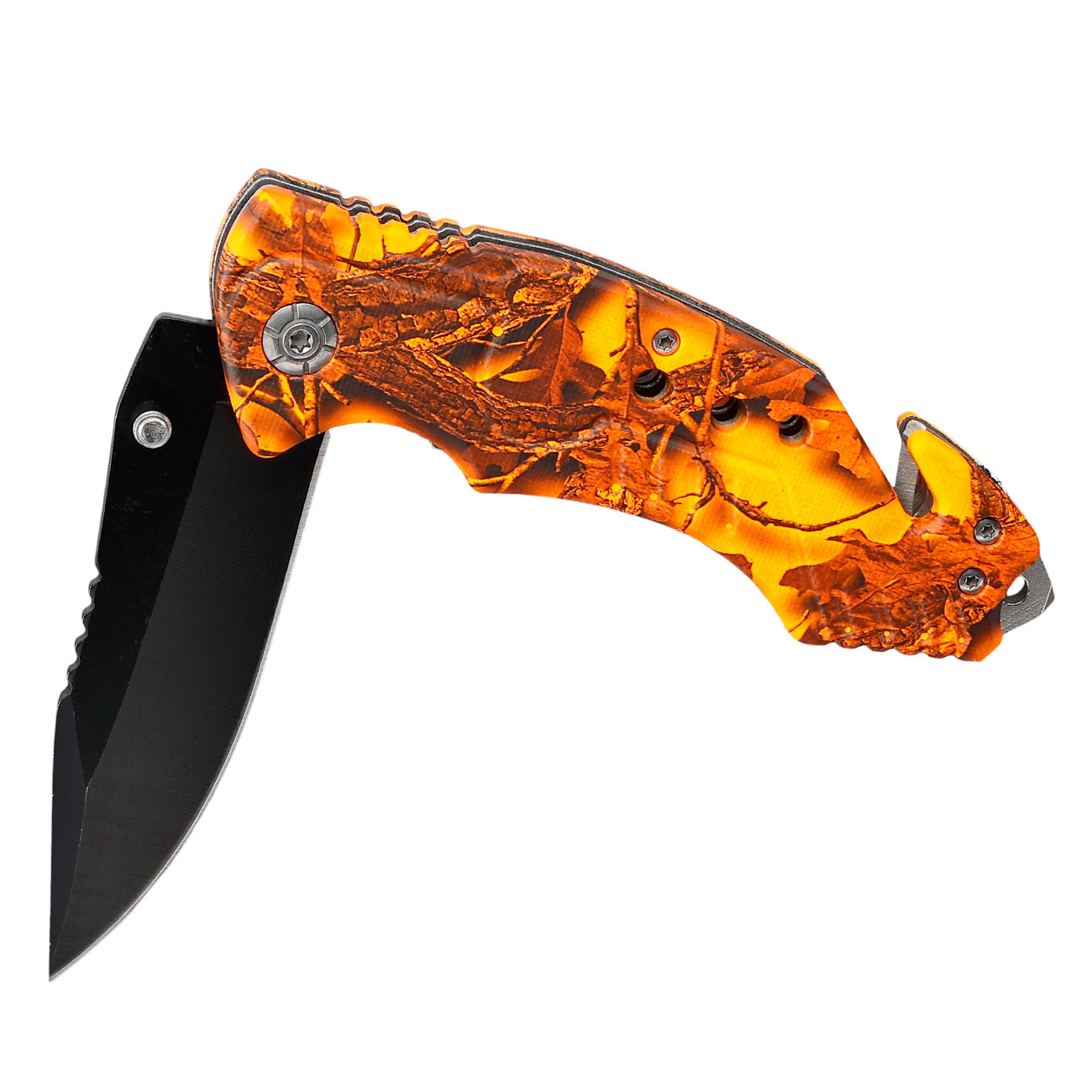 KH- Rettungsmesser orange black Bild 3