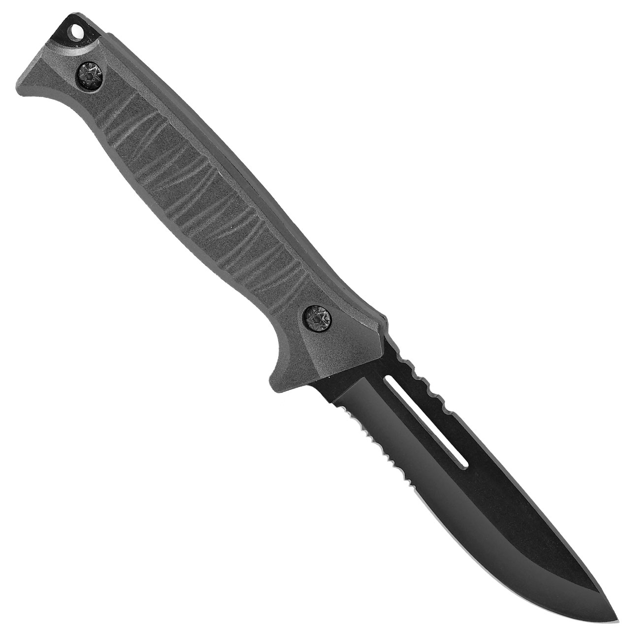 CI Outdoormesser Universal schwarz inkl. Kunststoffscheide Bild 1
