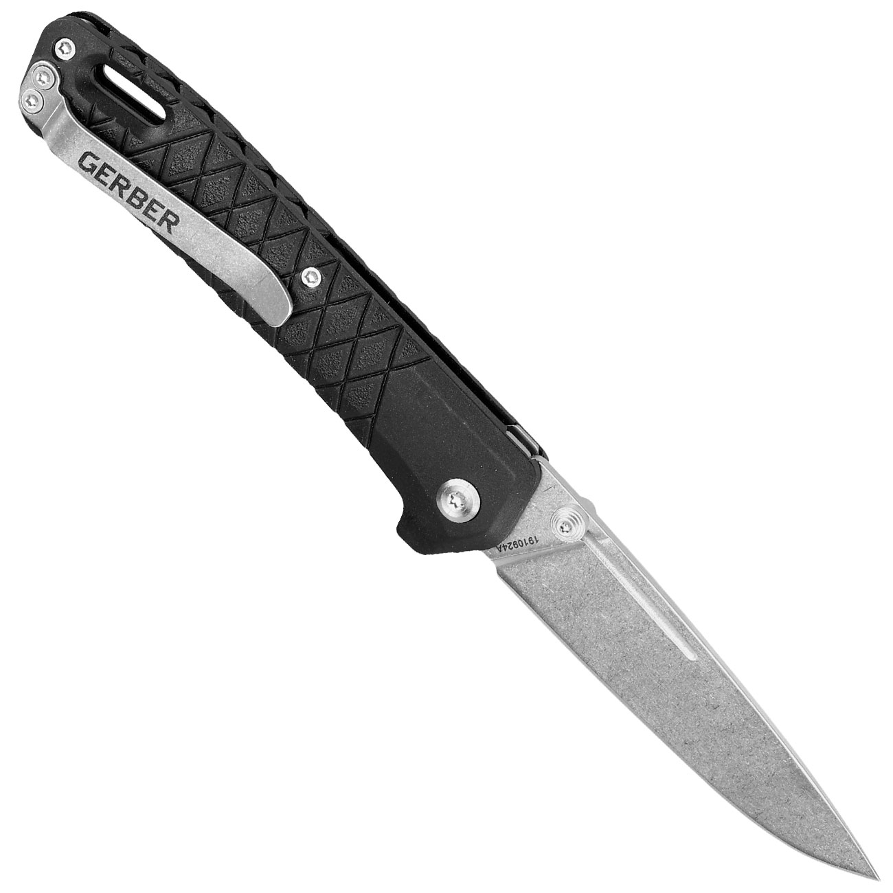 Gerber Einhandmesser Zilch silber/schwarz inkl. Grtelclip Bild 1