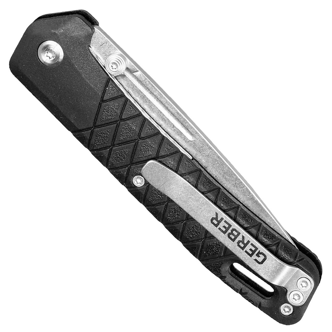 Gerber Einhandmesser Zilch silber/schwarz inkl. Grtelclip Bild 5