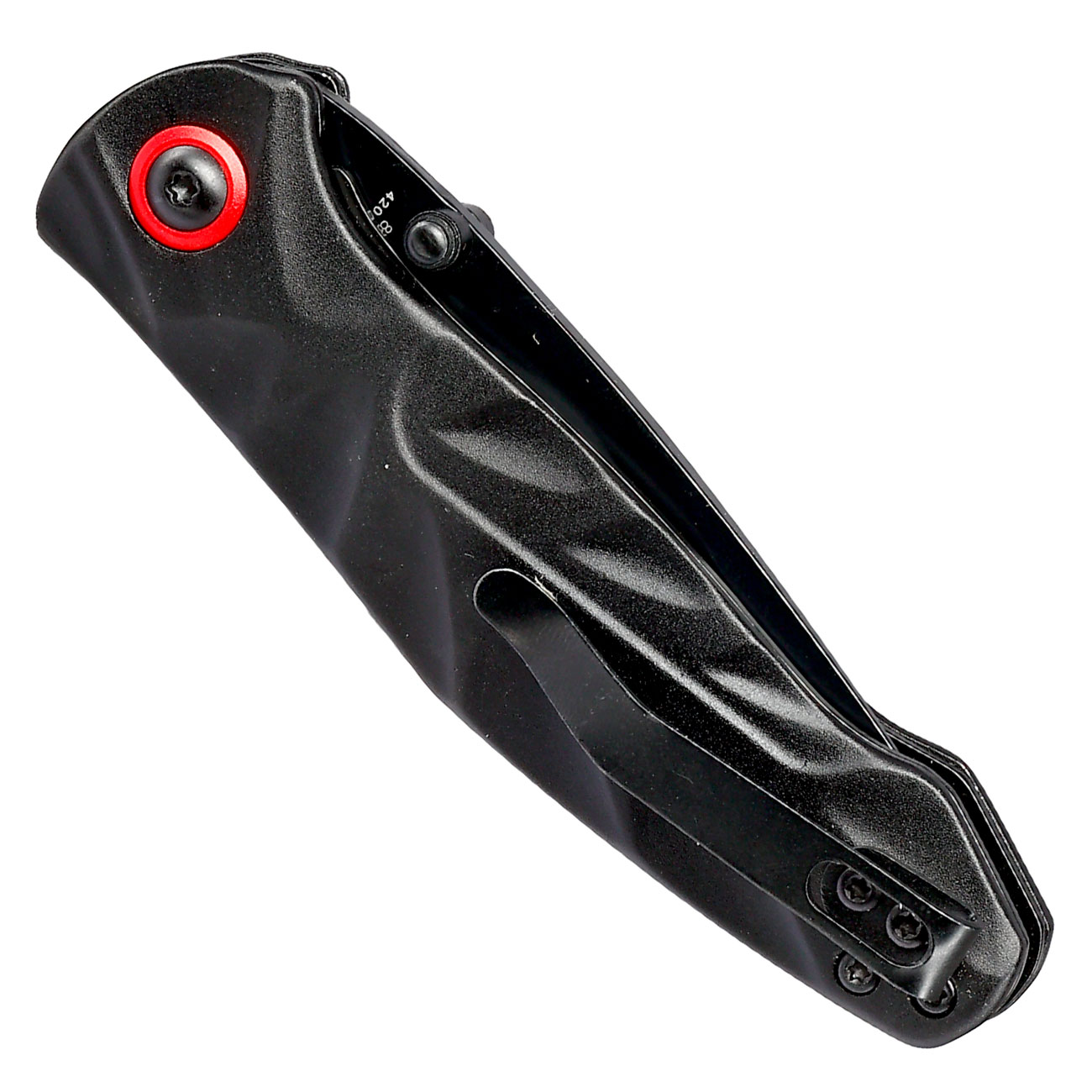 Haller Einhandmesser schwarz inkl. Grtelclip Bild 5