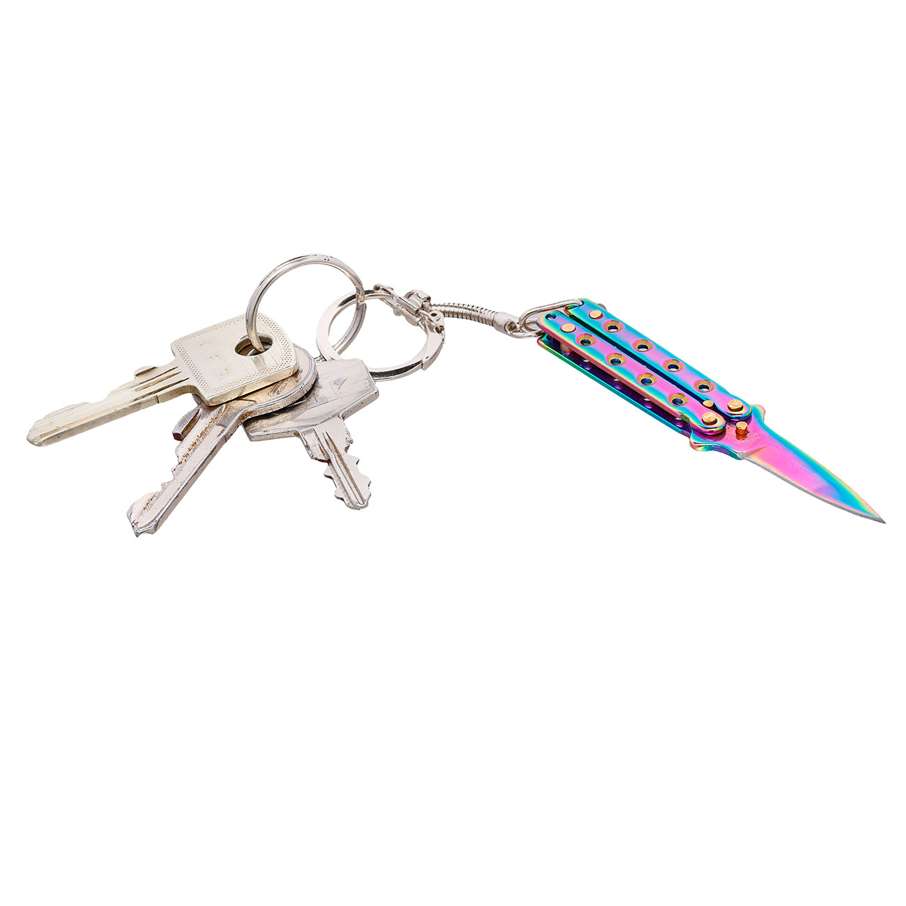 Haller Schlsselanhnger Mini Butterfly rainbow inkl. Schlsselring Bild 6