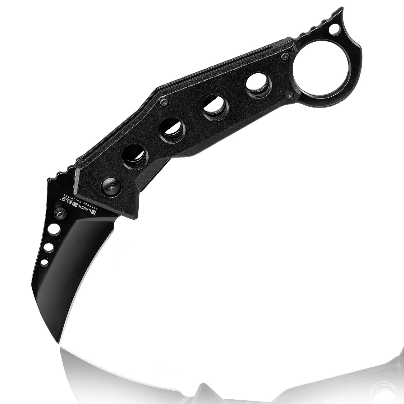 Blackfield Einhandmesser Karambit B.P.K. schwarz inkl. Grtelclip