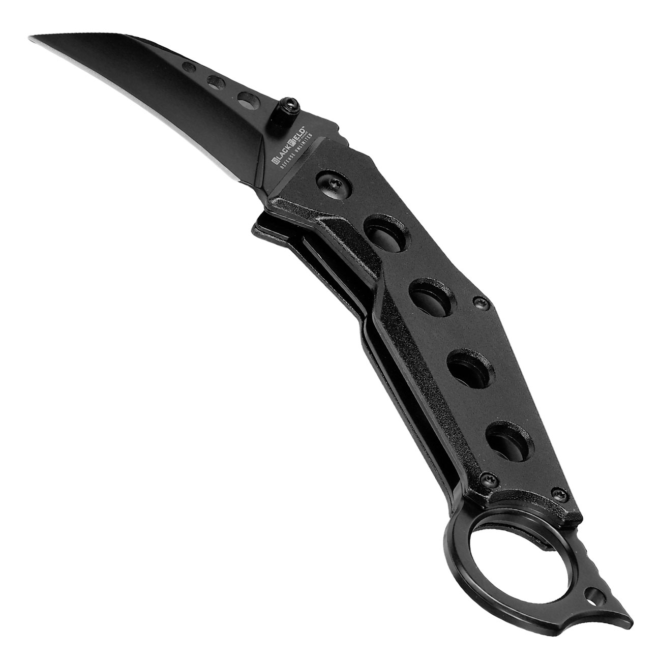 Blackfield Einhandmesser Karambit B.P.K. schwarz inkl. Grtelclip Bild 2