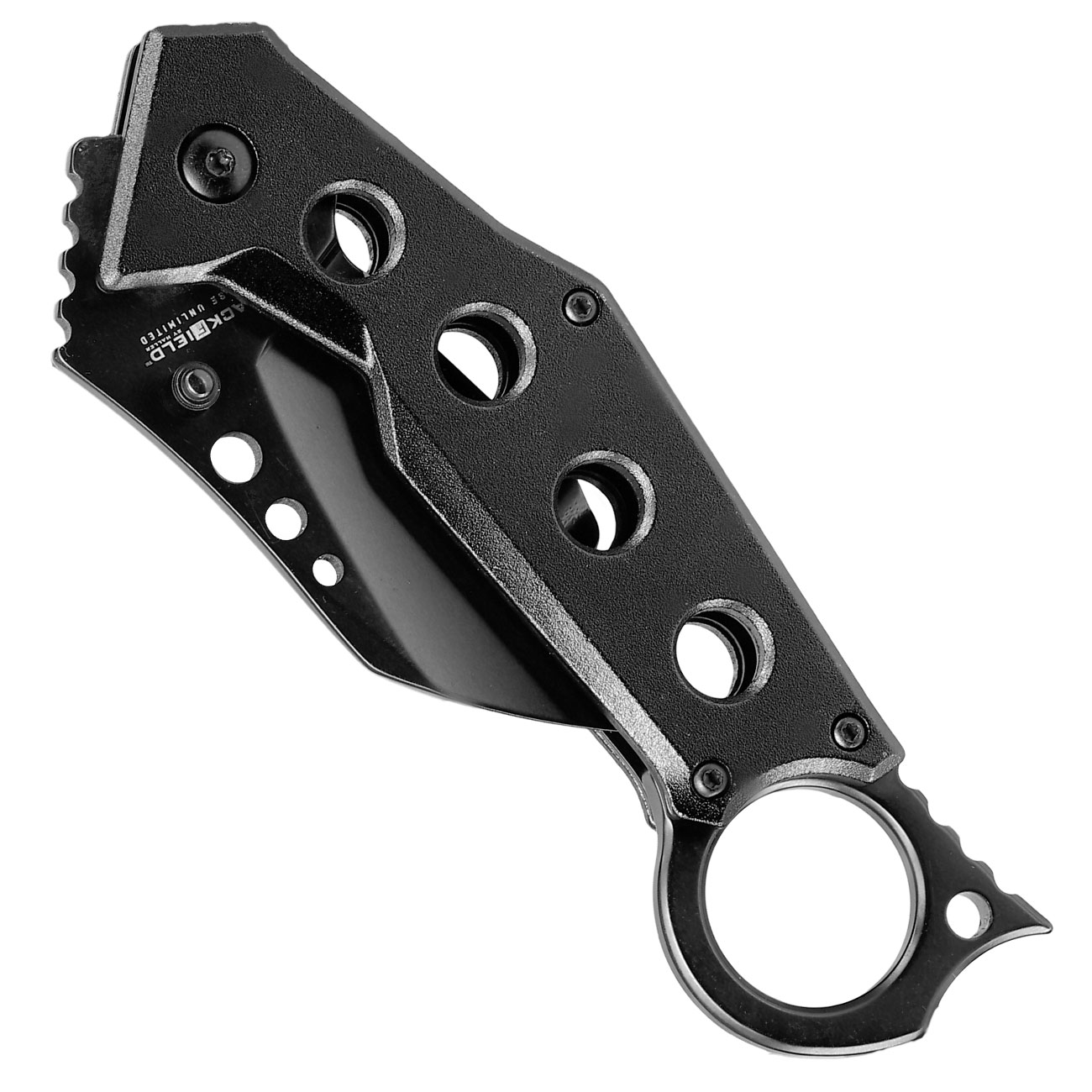 Blackfield Einhandmesser Karambit B.P.K. schwarz inkl. Grtelclip Bild 4