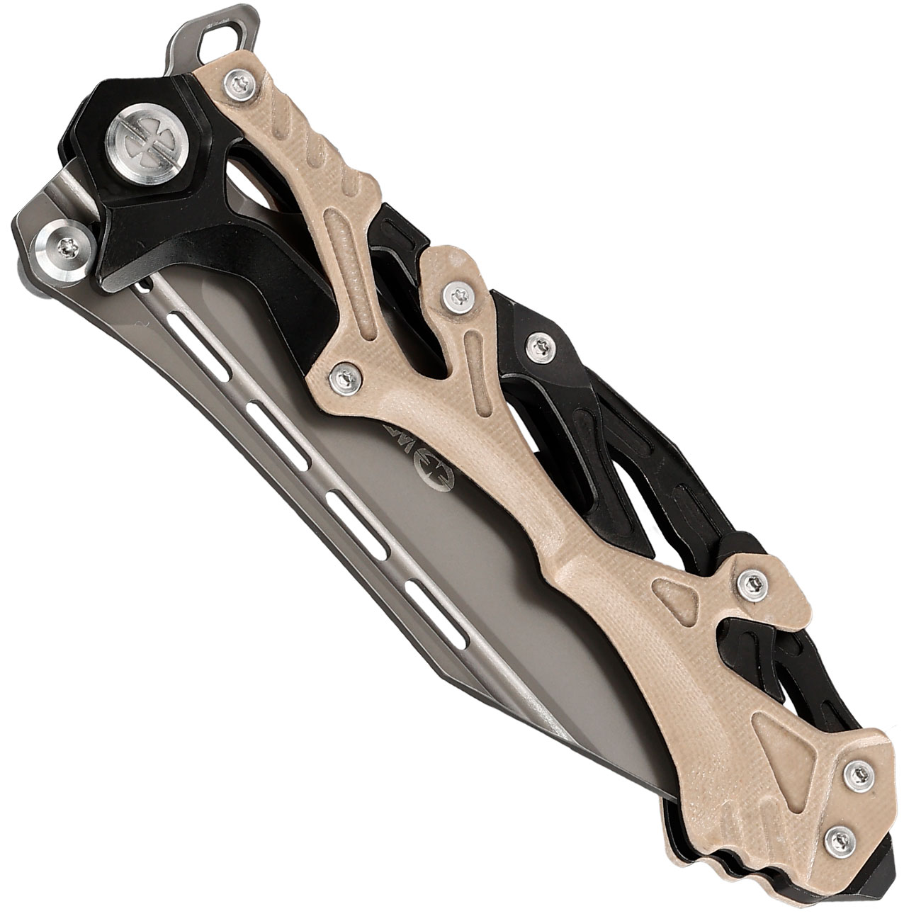 With Armour Einhandmesser Alien tan inkl. Grtelclip Bild 4