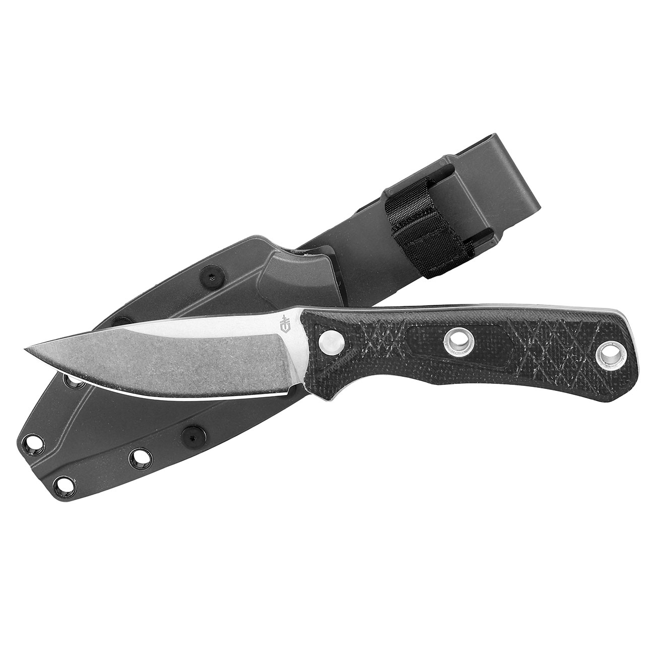 Gerber Outdoormesser Convoy silber/schwarz inkl. Kunststoffscheide Bild 3
