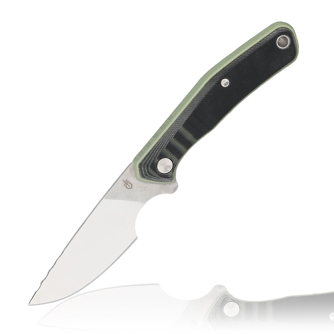 Gerber Outdoormesser Downwind Caper silber/grn inkl. Canvasscheide