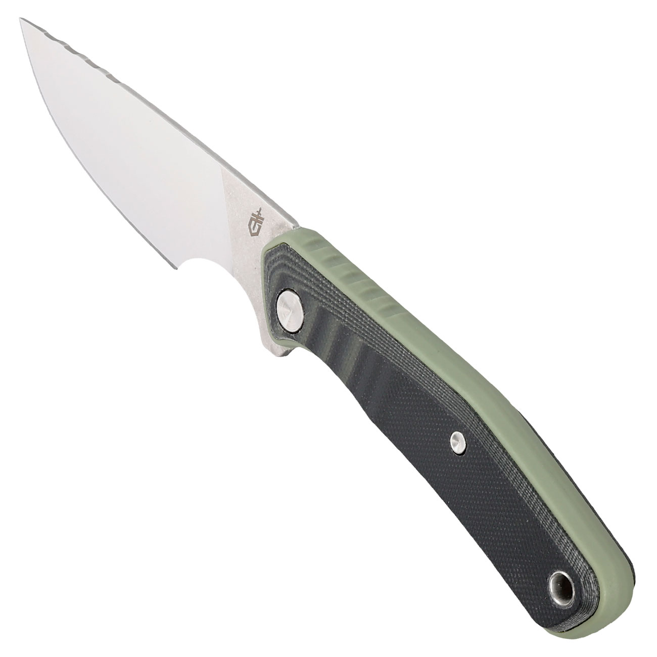 Gerber Outdoormesser Downwind Caper silber/grn inkl. Canvasscheide Bild 5