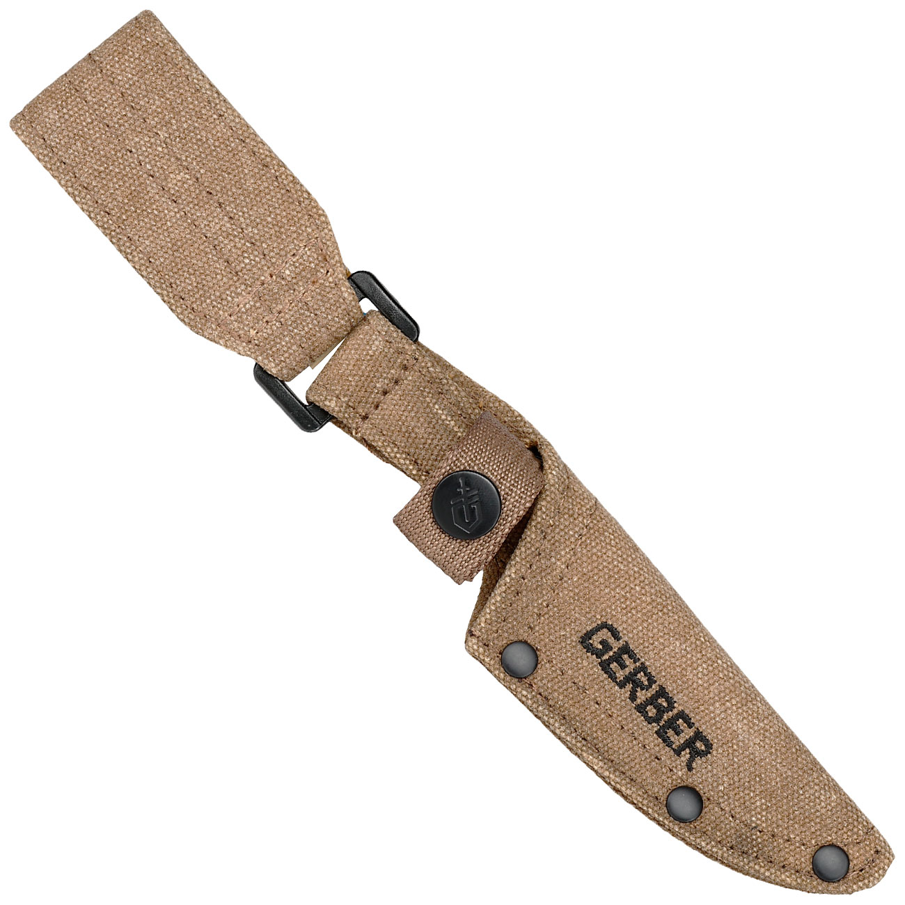 Gerber Outdoormesser Downwind Caper silber/grn inkl. Canvasscheide Bild 6