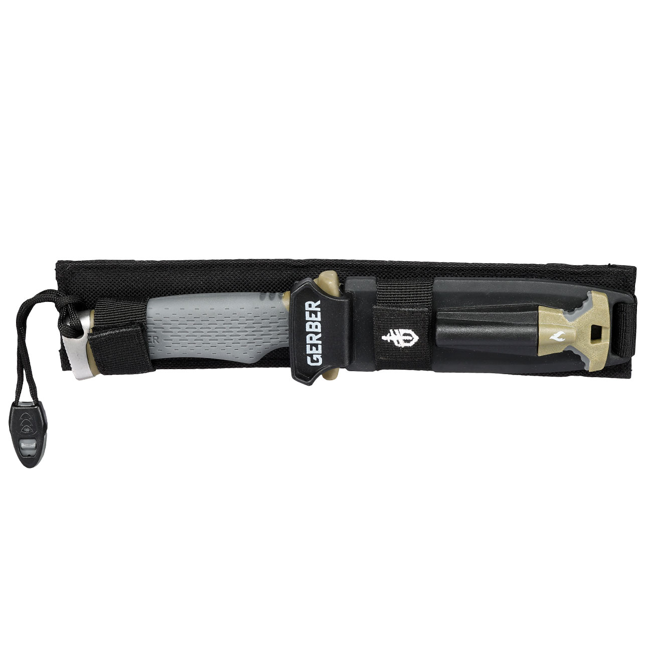 Gerber Outdoormesser Ultimate Survival SE inkl. Signalpfeife, Zndstahl, Messerschrfer & Nylonscheide Bild 4