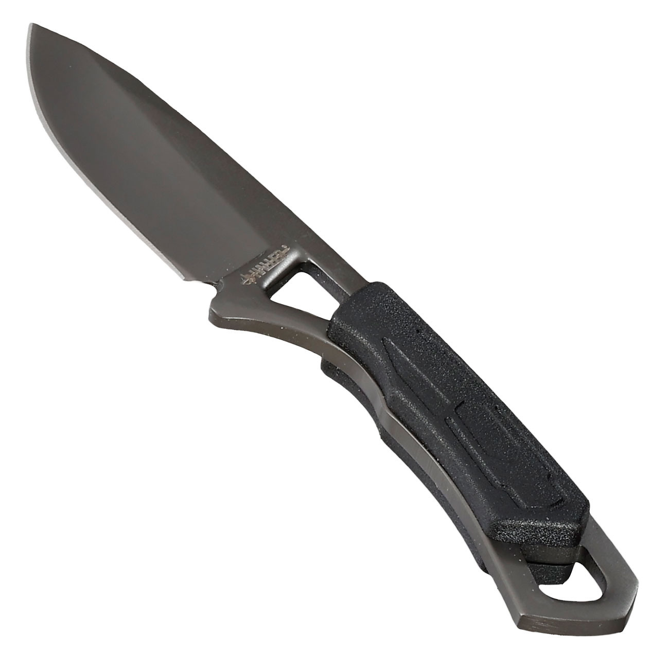 Haller Neck Knife grau/schwarz inkl. Kydexscheide & Kugelkette Bild 2