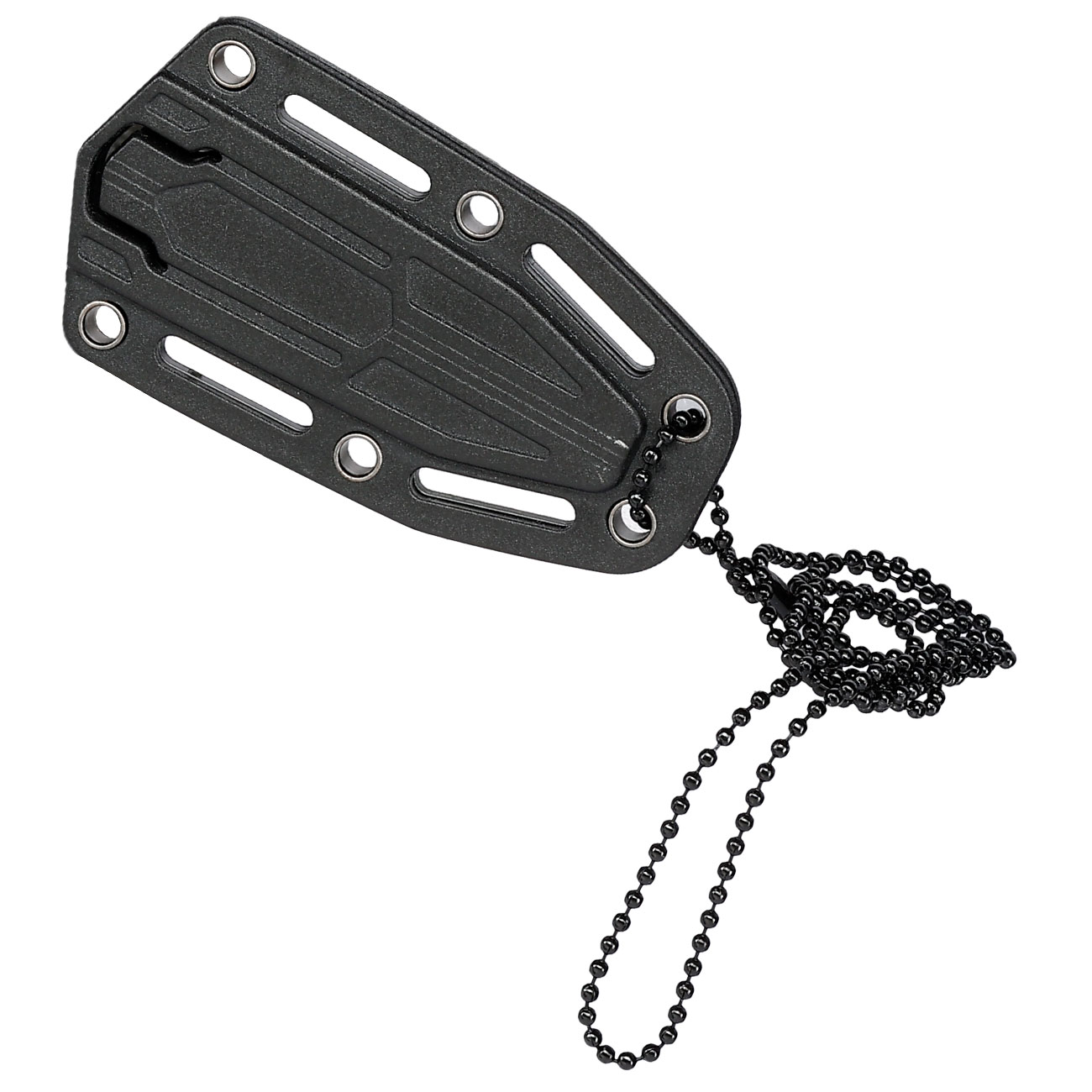 Haller Neck Knife grau/schwarz inkl. Kydexscheide & Kugelkette Bild 6