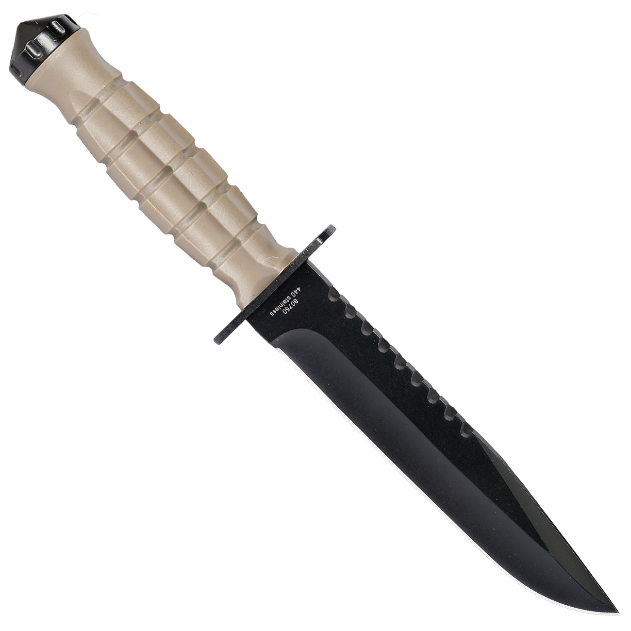 Haller Outdoormesser schwarz/oliv inkl. Kunststoffscheide Bild 1