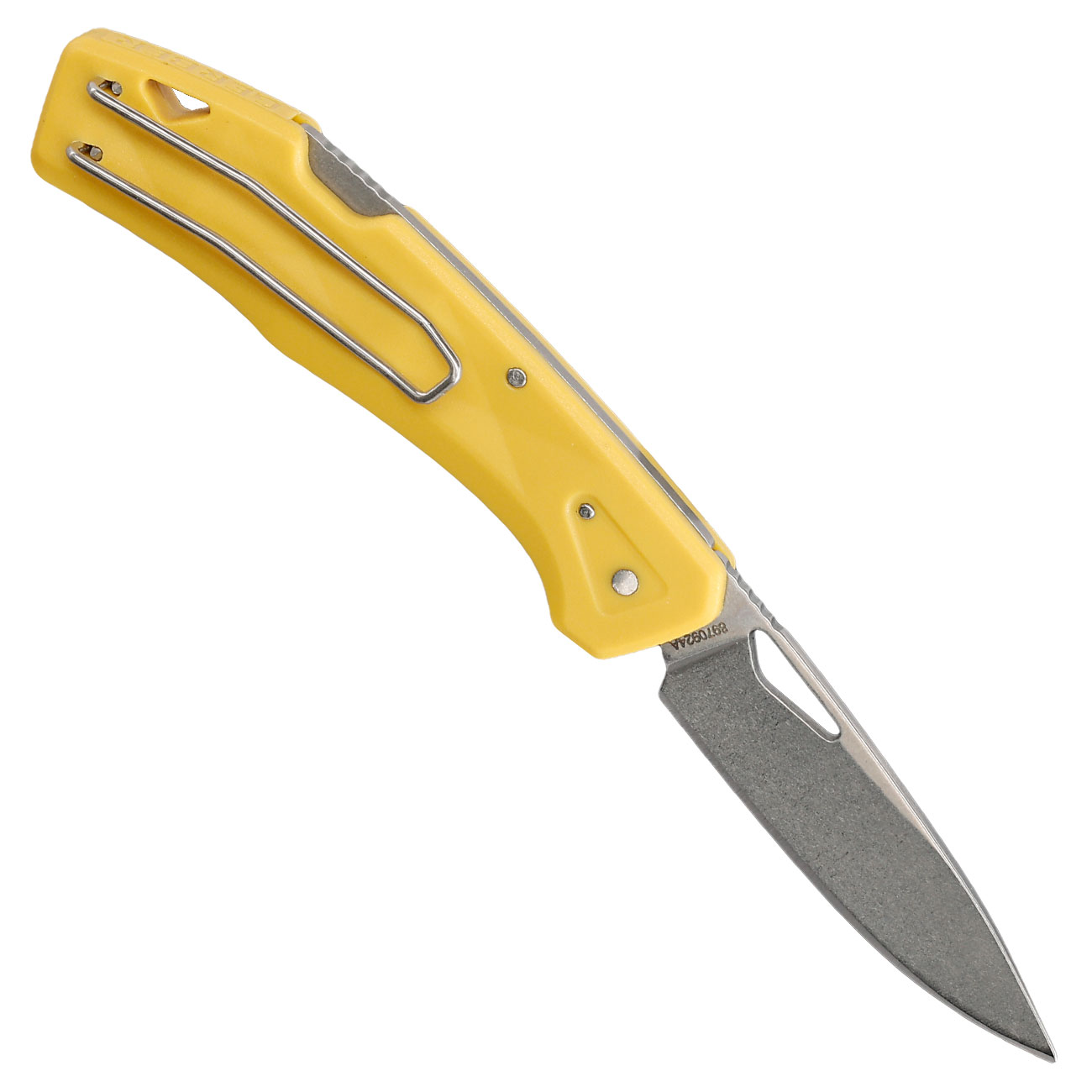 Gerber Einhandmesser LST silber/senfgelb inkl. Grtelclip Bild 1