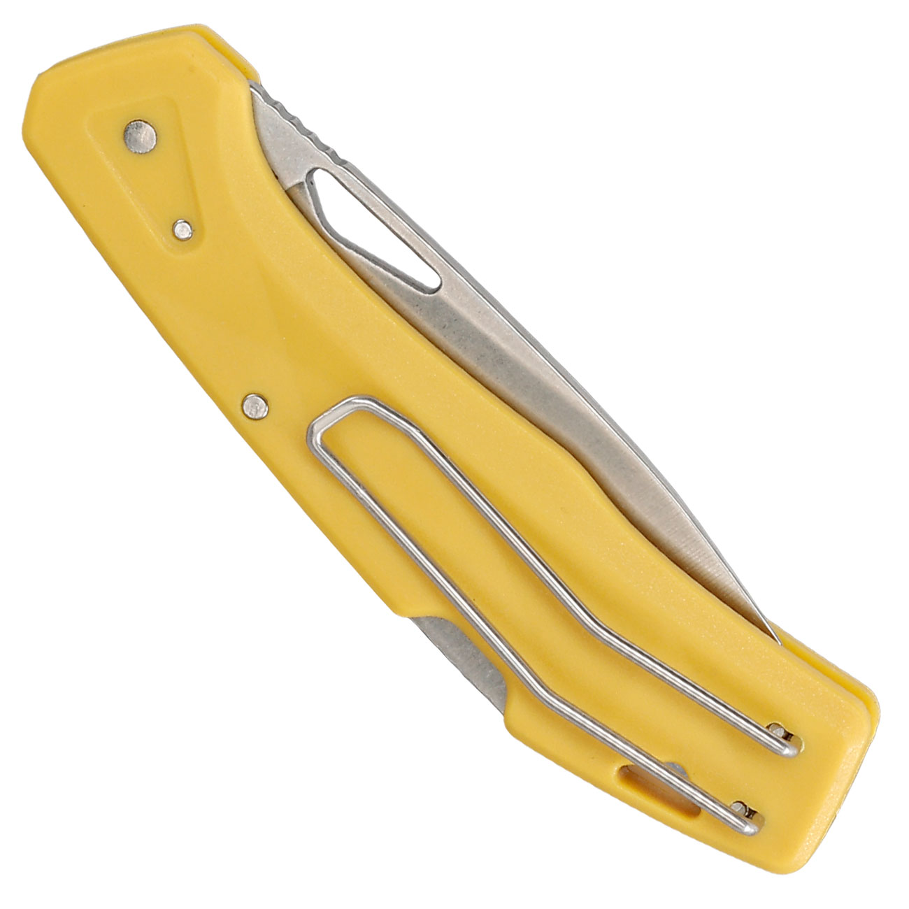 Gerber Einhandmesser LST silber/senfgelb inkl. Grtelclip Bild 5