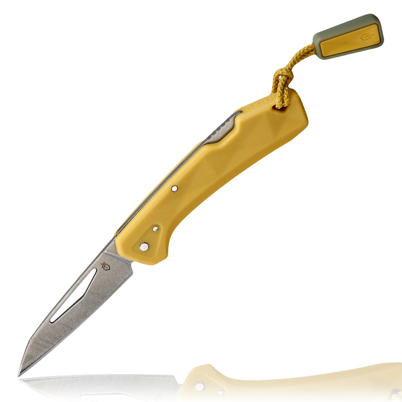Gerber Einhandmesser LST Mini silber/senfgelb inkl. Anhnger