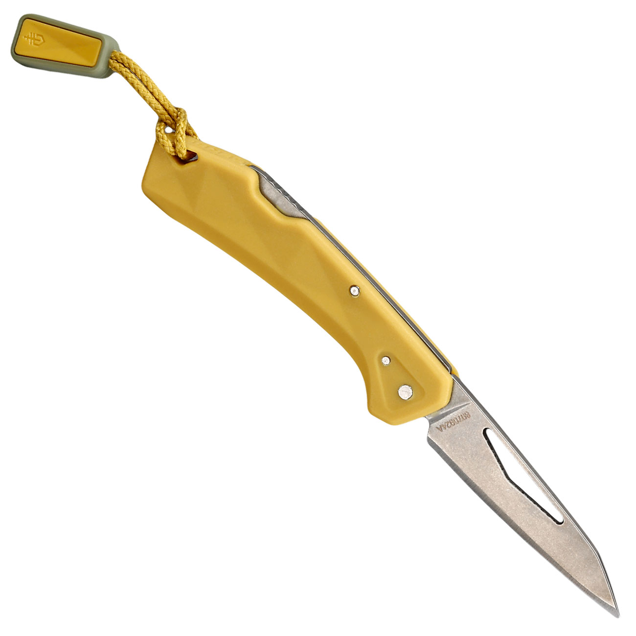 Gerber Einhandmesser LST Mini silber/senfgelb inkl. Anhnger Bild 1