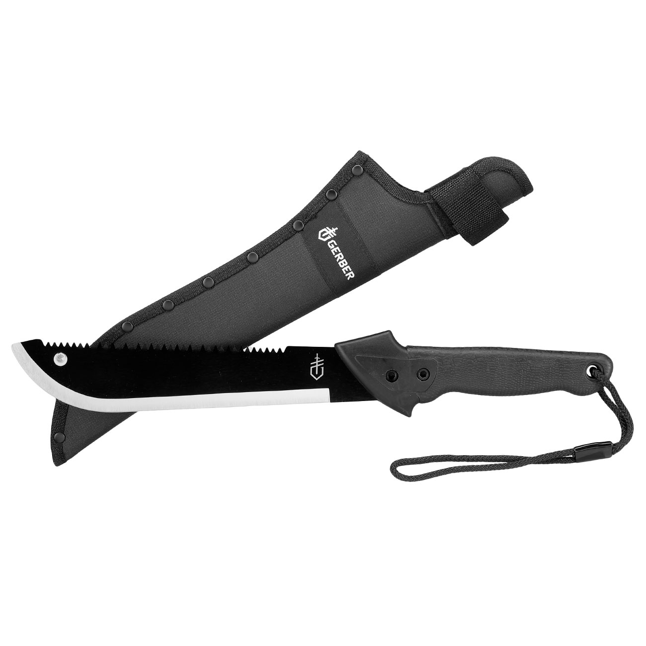 Gerber Machete Gator Jr. schwarz inkl. Nylonscheide Bild 2