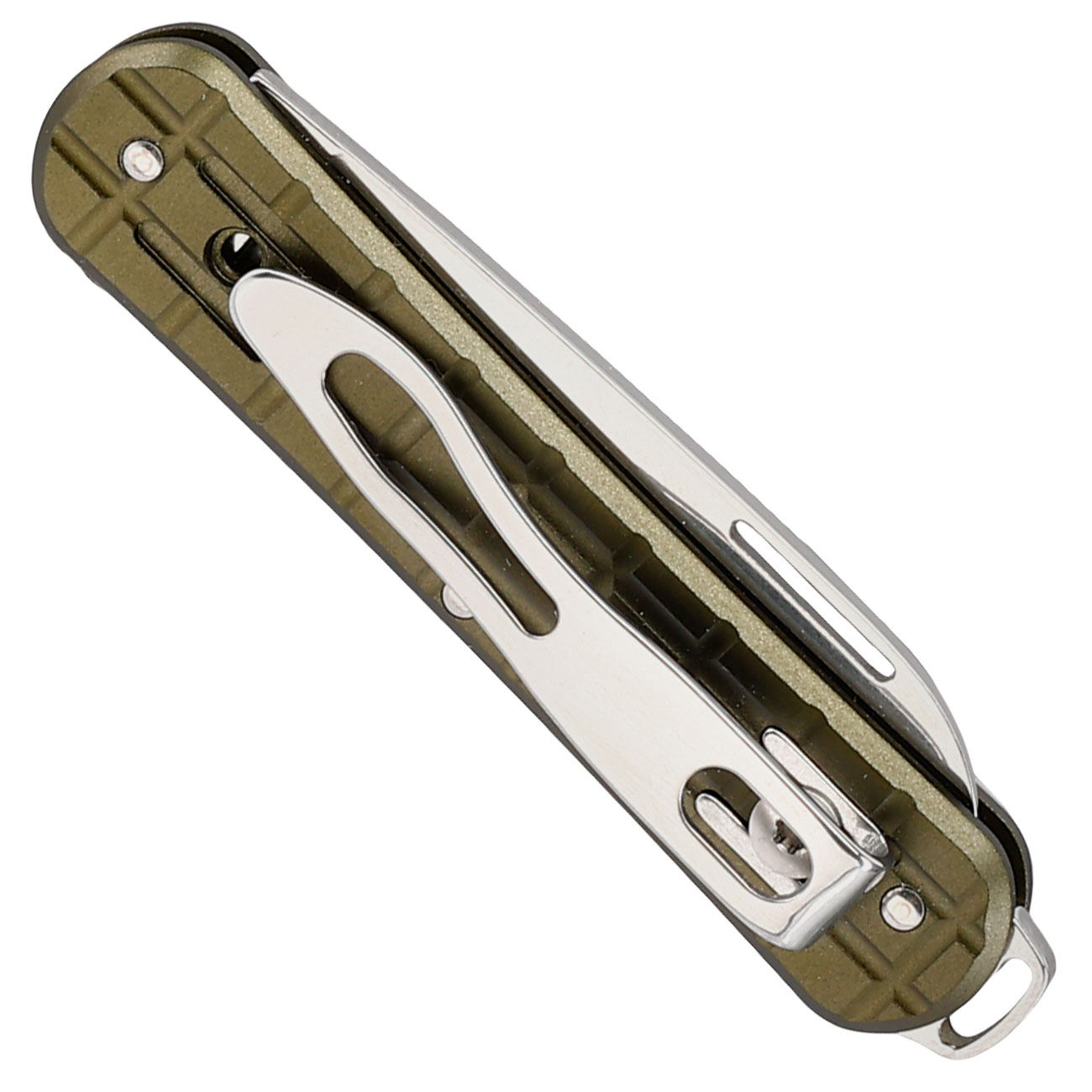 Fox Knives Taschenmesser Vulpis 130 Grenade oliv inkl. Grtelclip Bild 5