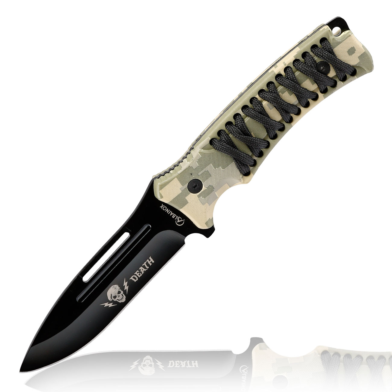 Outdoormesser Sports mit Griffwicklung AT-Digital inkl. Nylonscheide