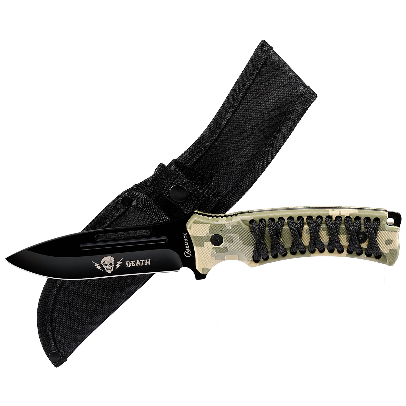 Outdoormesser Sports mit Griffwicklung AT-Digital inkl. Nylonscheide Bild 3