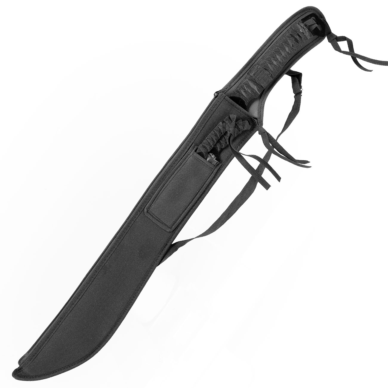 Machete mit zwei Wurfmesser schwarz/blau inkl. Nylon-Grtelscheide & Rckentragegurt Bild 6