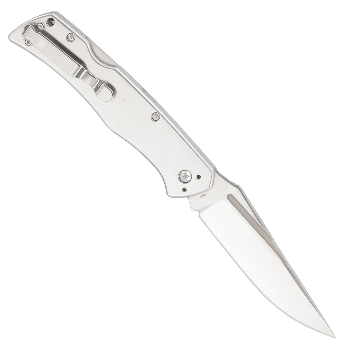 Bker Plus Taschenmesser MEK Nitro-V mit Back Lock / Grtelclip silber Bild 1